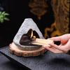 Ceramic Sage Burning Incense Burner Fireplace Ornament with Aroma Diffuser