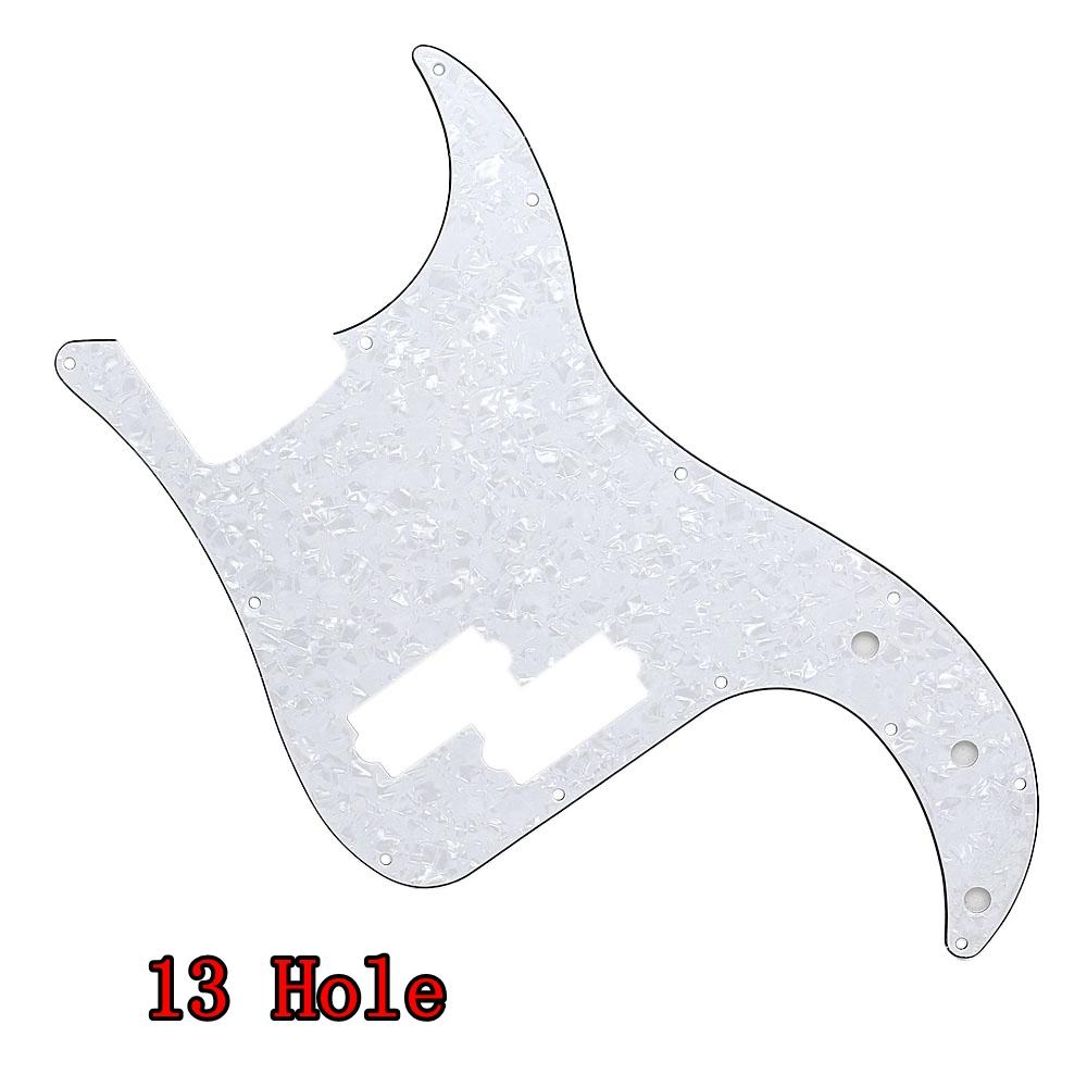 

1pcs Guitar 3 Ply Pickguard PVC Electric Guitar Pickguard Scratch Plate For Precision Bass PB Bass Guitar Part 13 Holes