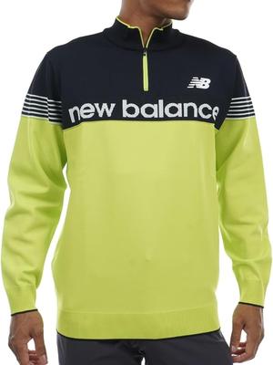 New Balance Knit Plain Knit with Golf Size 7 Size Size 130 Men's Stand-Neck (12G Stretch) Sweater, (Light Green, 3L), 012-3270002,