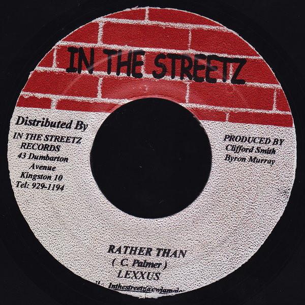 7inch Record LEXXUS - Rather Than NONE 1999 Jamaica Reggae, Ska & Dub Used