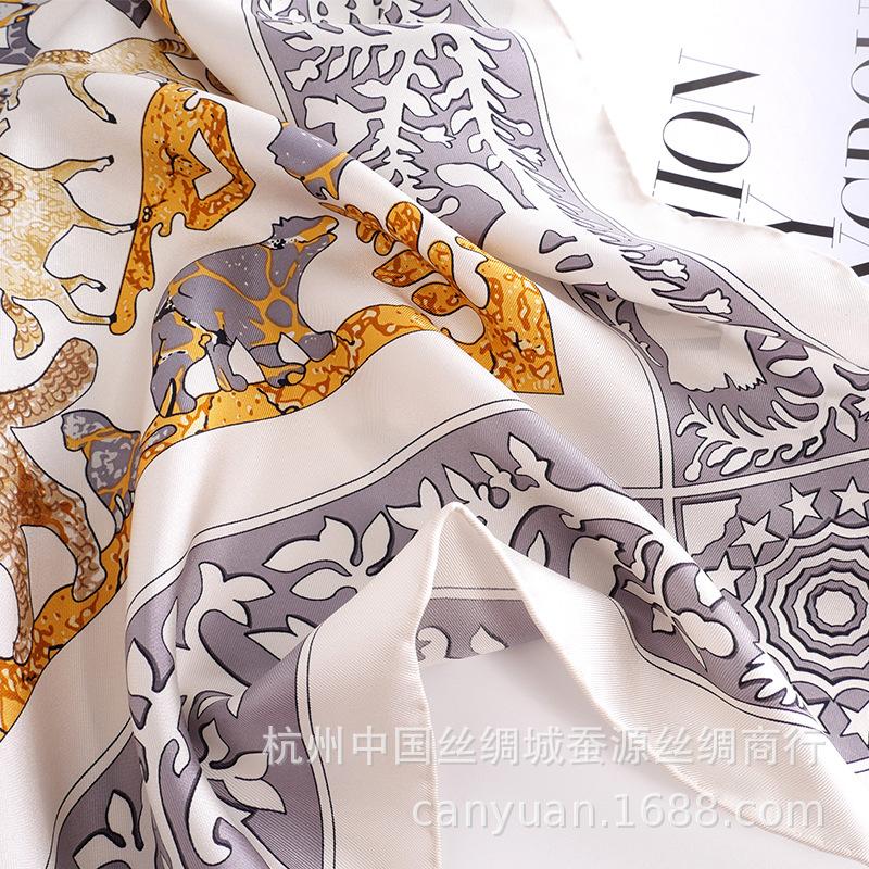 Animal Kingdom 111 Mulberry Silk Scarf Twill Pure Silk 91 Large Square Scarf Animal Wind