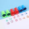 12PCS/Set Plastic Self-ink Seal Capybara Patterns Photo Album Stamp Graffiti Stamped Toys  Students