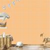 Geometric rhombus wallpaper cream, gold and white 50x1000
