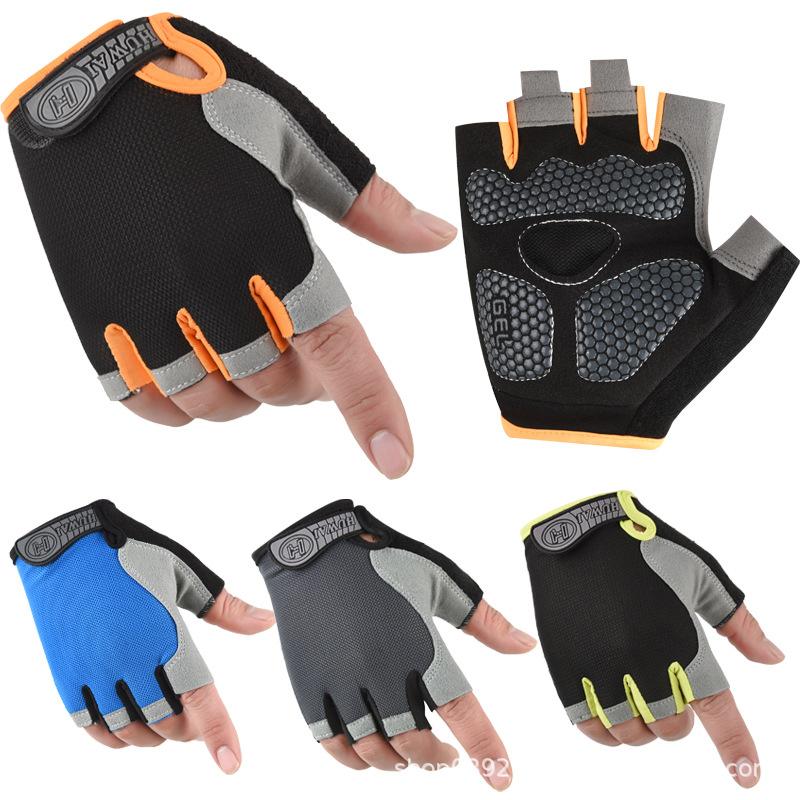 Breathable Gym Gloves Half Finger Anti Slip Sports Gloves for Men Women Fitness Weightlifting Workout Comfortable Training