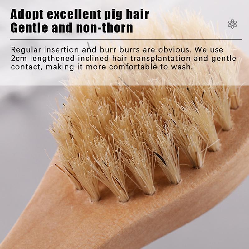 Brosse pour la peau Brosse pour le visage en bois Manche en bois Brosse pour le visage Manche en bois Brosse pour le visage Outil Brosse pour la peau Nettoyage exfoliant Brosse pour la peau Brosse pour le visage