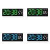 Modern Minimalist Led Desk Clock With Temperature Display For Home Office And Room Decor