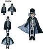 Kids Boy Skeleton Skull Ghost Cloak Halloween Cosplay Party Outfit Costume
