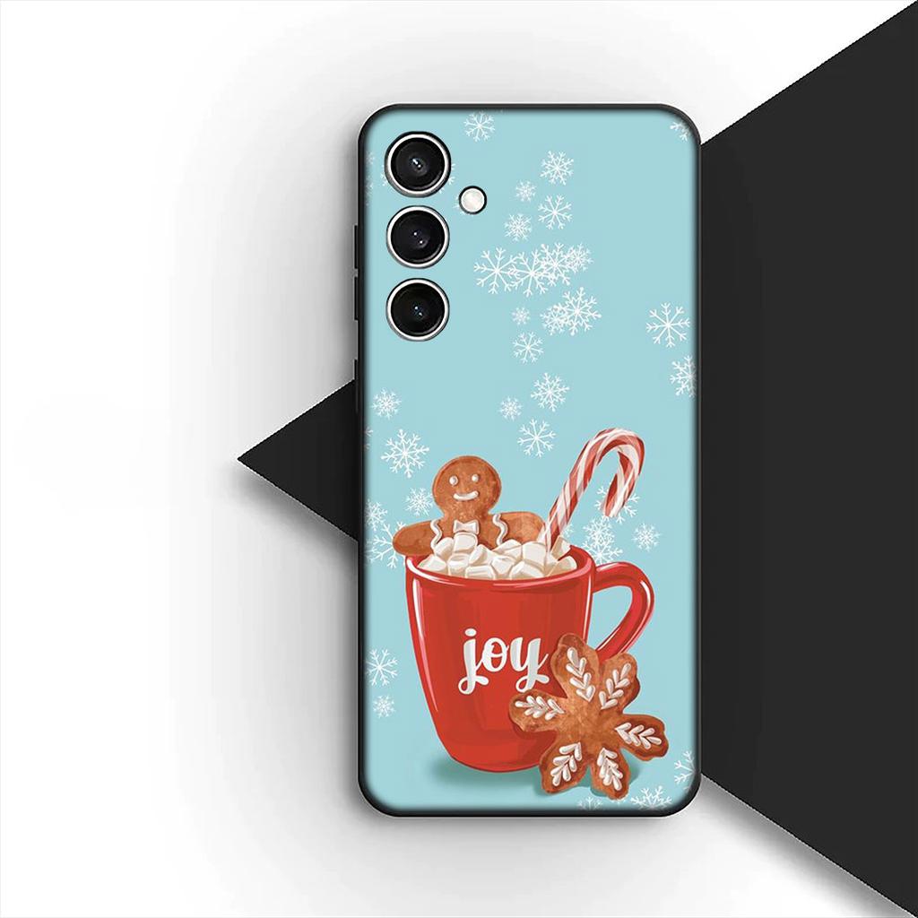 Cover for OPPO A80 A18 A16 A40 A17 A15 A38 A78 A79 A54 A57 A12 A60 5G 4G Casing Phone Case Christmas OK But First Coffee Book