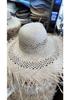 Spring and summer hollow woven big hair beard edge Lafite straw hat outdoor travel photo vacation sunshade beach big eaves hat