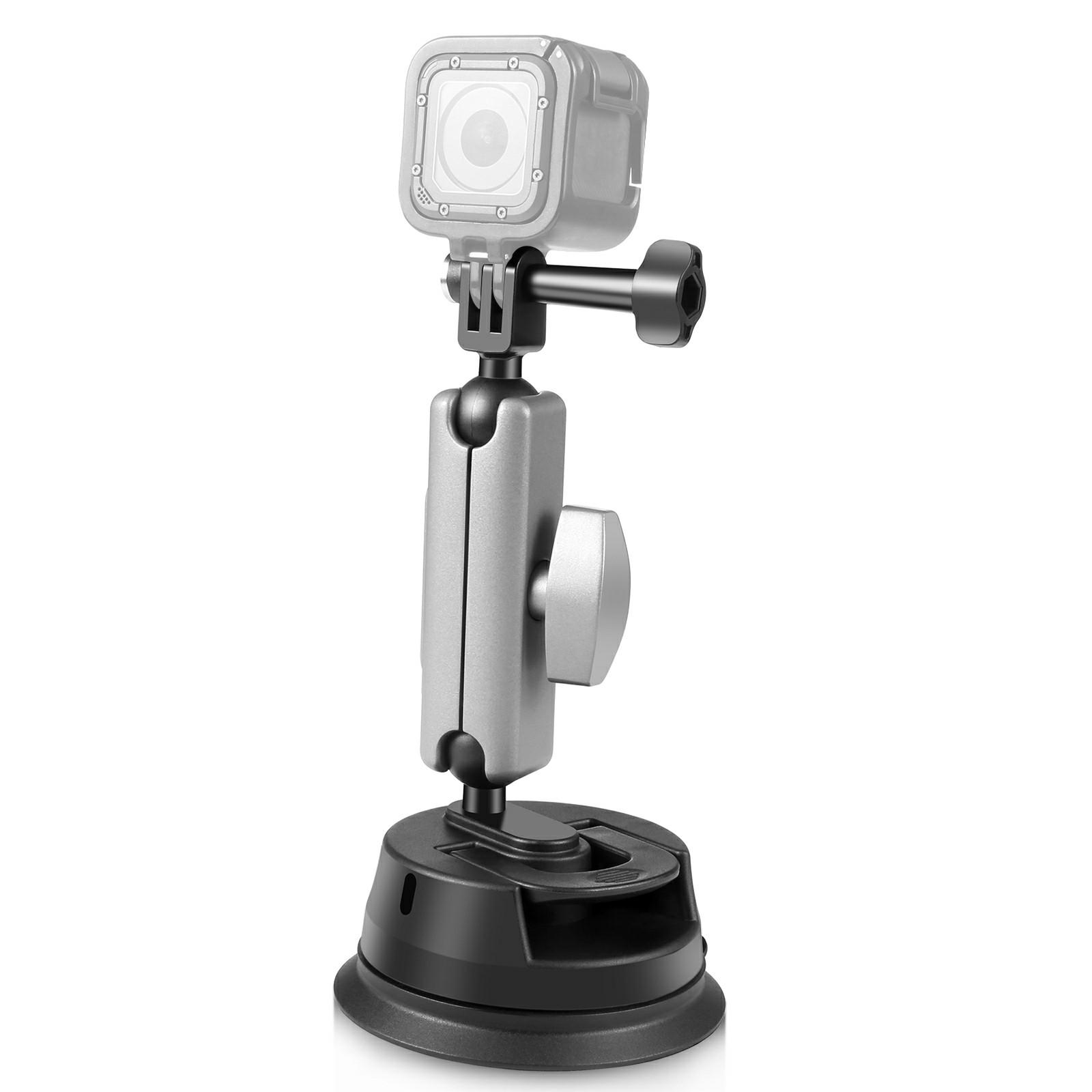 PULUZ PU863 360 Degree Rotation Ball Head Universal Car Suction Cup Mount for Camera Phone A