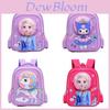 Adorable Cartoon Backpack For Kids Oxford Cloth Lightweight School Bag For Girls And Boys