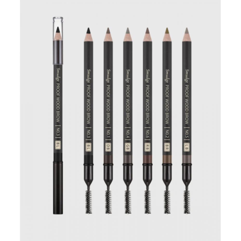 Missha Smudgeproof Wood Brow 6 Types  Choose 1 Light brown M5798