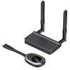 SIBOLAN 4K 30Hz Wireless HD Extender Adapter with Dual Antenna Dual Video Outputs USB Output 1080p Resolution VGA Switcher