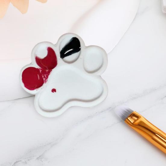 Mini Nail Art Palette Rings Metal Manicure Gel Palettes Finger Rings Tools Claw Shape Nails Polish Mixing Plate for Nails Art Display