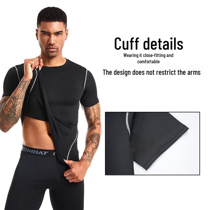 Men's Quick-Dry Compression Short Sleeve Basketball/Fitness Top