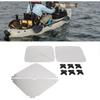 Acouto Reflectors 10pcs Aluminum Octahedral Type Reflectors 12x12 Inches for Sailboats Motorboat