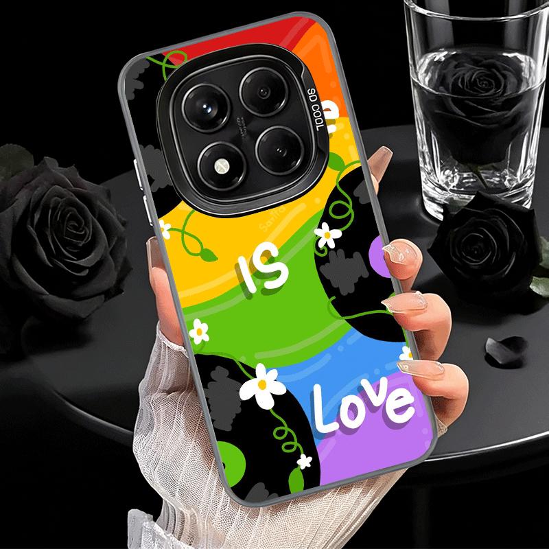 LGBT Rainbow Love Is Love Shockproof Phone Case for Xiaomi Redmi Note 15 14 13 12 Pro Plus 11 11S 11T 5G Cover Anti Fall Fundas