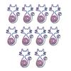 10Pcs Novelty Paper Clip Small Metal Paperclip Metal Bookmarks Clip Photo Clip For School Office Business Card Holder