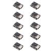 10 pcs TP4057 Type-C 1A lithium battery charging board with overcharge protection and dual LED status indicator
