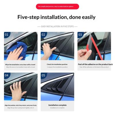 Easy Installation Car Cover For Window On New Sedan Vehicles Using Adhesive Tape For Quick Mounting
