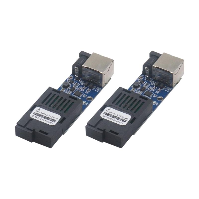 Single Mode Fiber to Ethernet Converters 100Mbps 20KM Ranges Design for Stable Networking Connectivities