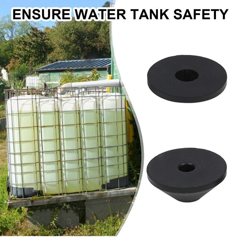 12Pcs Conical Toilet Bolt Rubber Washer Beveled Gasket Sealing Washers Toilet Tanks Leakage Prevents Kits Easy To Use