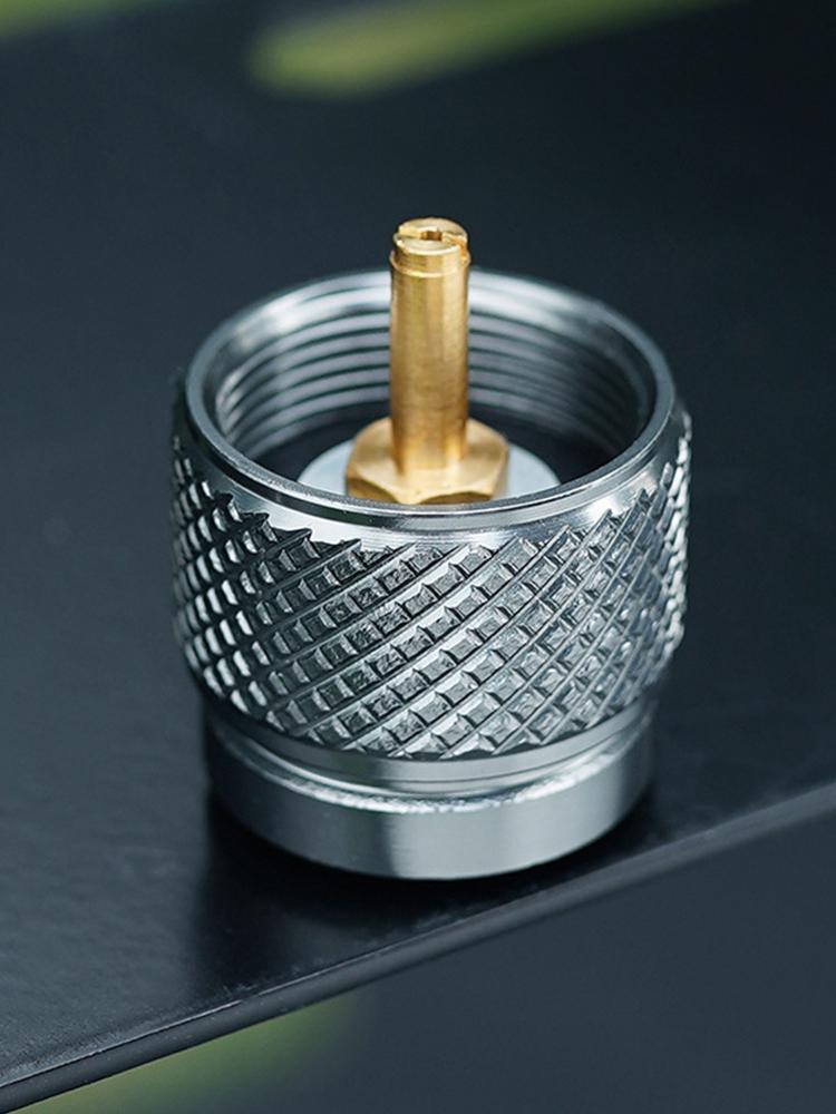 Camping Stove Adapter Long-Lasting Gas Stove Adapter Converter Aluminum Alloy Refill Adapter for Outdoor Camping Gas Tank