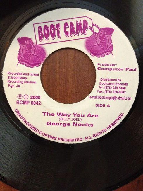 

7-дюймовая пластинка GEORGE NOOKS / COMPUTER PAUL - The Way You Are / The Way Инструментальная BCMP0042 Boot Camp Recor 2000 Ямайка Регги, Ска и Даб Б/У