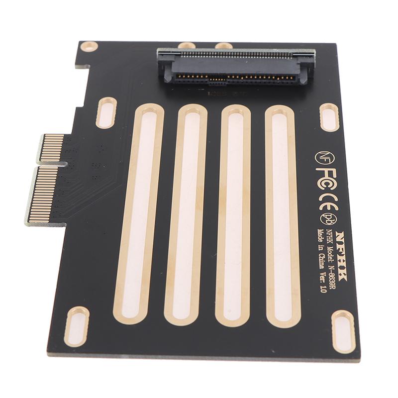 U.2 Sff-8639 To Pci-E X4 3.0 Riser Card Sff-8639 To Ssd Extension Adapter