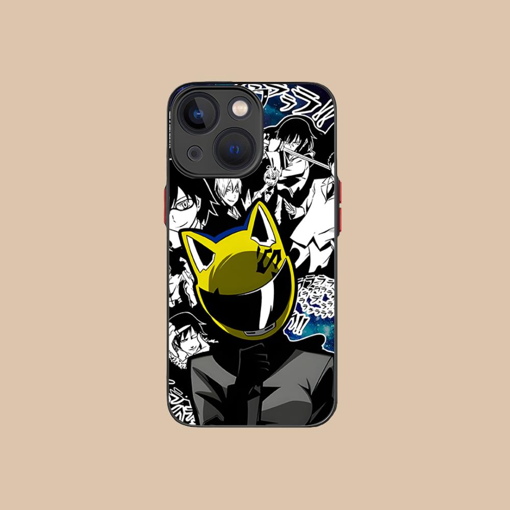 Anime Durarara Phone Case for iPhone 17 16 15 14 13 12 11 X XR XS Air Pro Max Plus Mini Skin Feel Cover