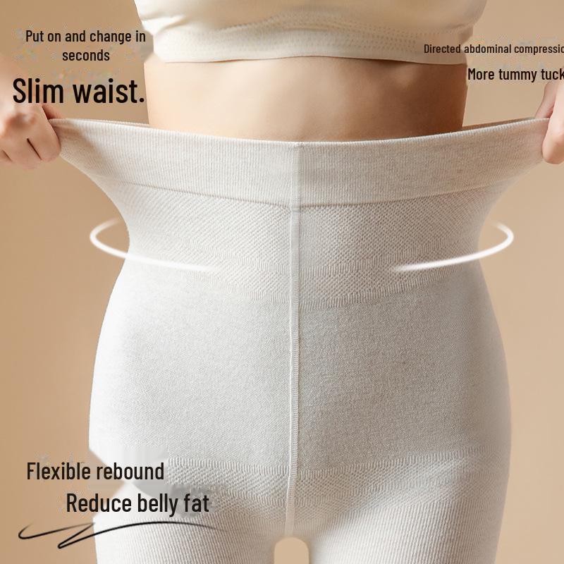 Oriental Edge Cotton Leggings: Vertical Stripes, Waist 24, Thickened, Slimming, Warm Tights