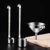 Multi-Size 304 Stainless Steel Funnel with Filter - Practical Kitchen Tool for Oil and Liquid Transfer