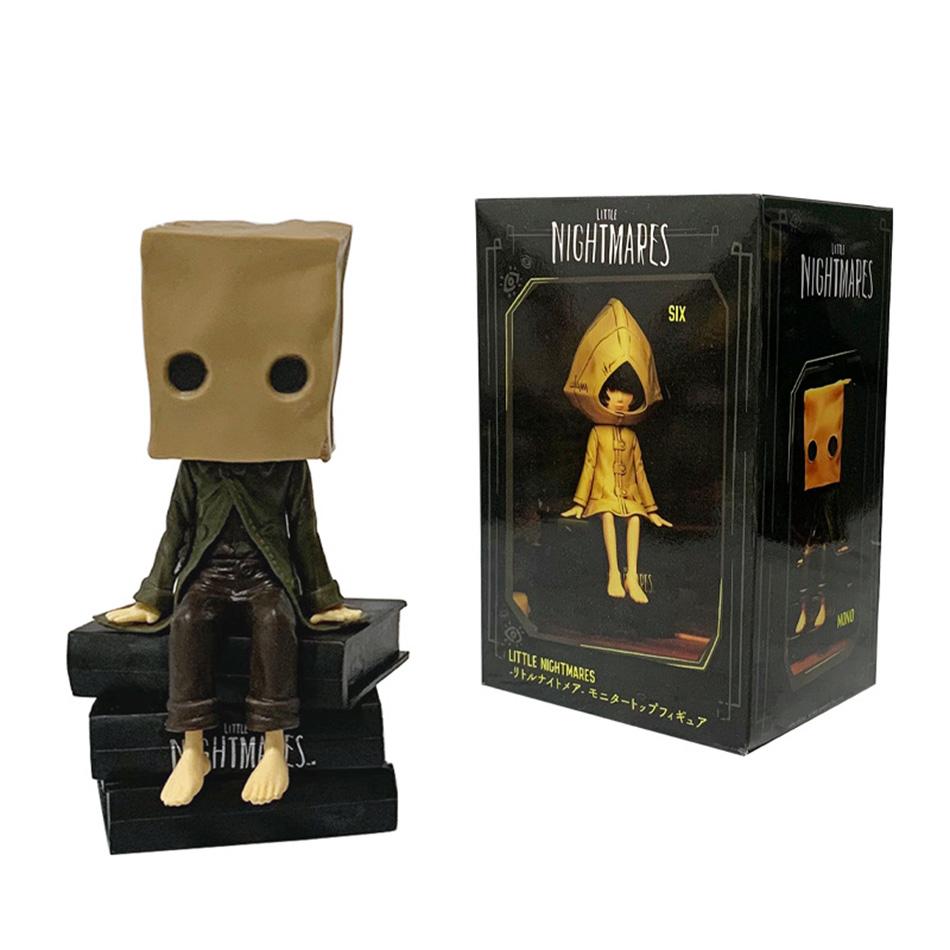Hot Game Gk Little Nightmares Anime Figurine Six Figure Mono Action Figure Anime Game Pvc Action Figure Collectible Model Doll