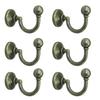 6 Hat Coat Clothes Key Hooks Single Wall Door Hanger Types