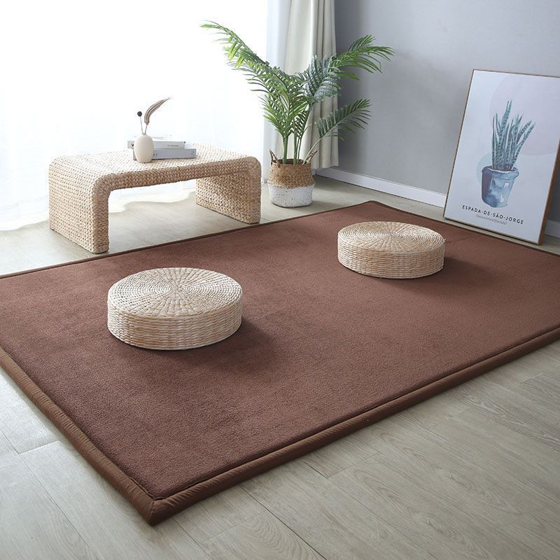 Thickened Fall Winter Anti-Slip Carpet For Living Room Tatami Crawling Bed Soft Floor Mat Plush Rug