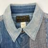 RRL Limited Edition Blue X Indigo Patchwork Denim Sashiko Shirt Tops M IndigoUsed
