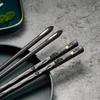 for Home Dinning Gift Hotel Restaurant Sushi Chopsticks Zinc Zinc Alloy Chopsticks Tableware Kitchen Tool