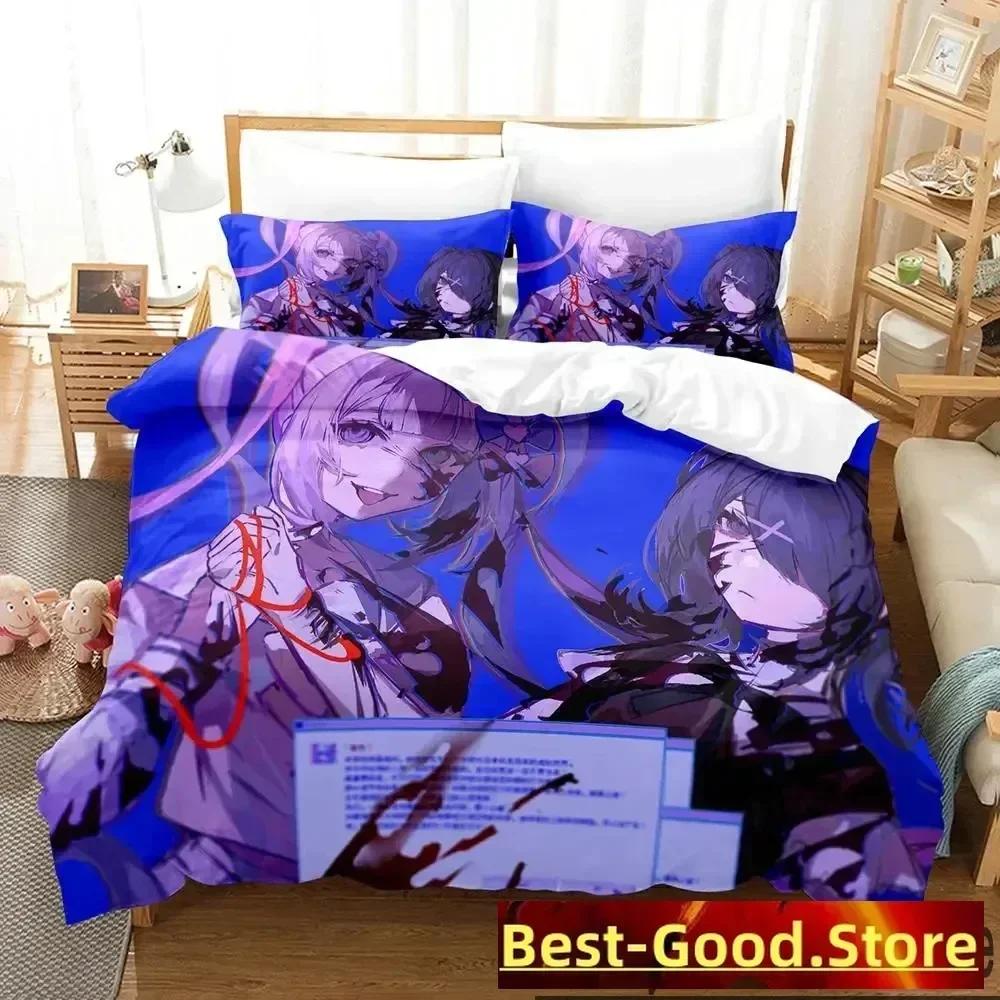 

3D Print Needy Streamer Overload Anime Bedding Set Duvet Cover Sheet Printed Pillowcase Full Queen King Size Comforter Bedroom 135x200cm