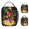 Hazbins Hotels Lunchtasche Outdoor Picknick Brotdose für Erwachsene Lässige Grafische Thermische Tragetaschen Oxford Tragbare Kühlertasche