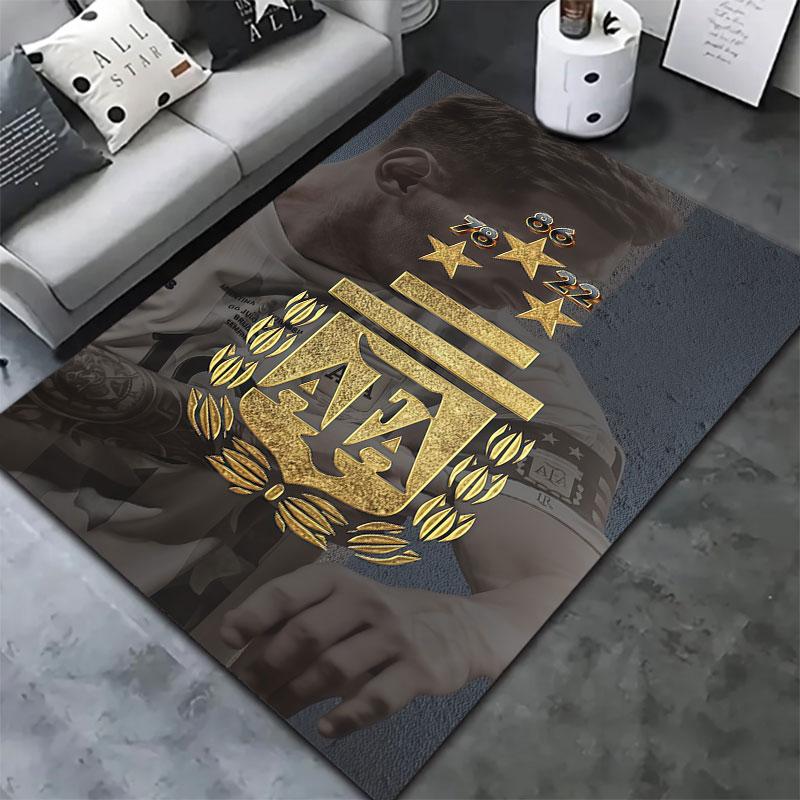 Argentina National Football Team Carpet Rug for Living Room Bedroom Home Sofa Decoration,Kids play Non-slip Floor Mat