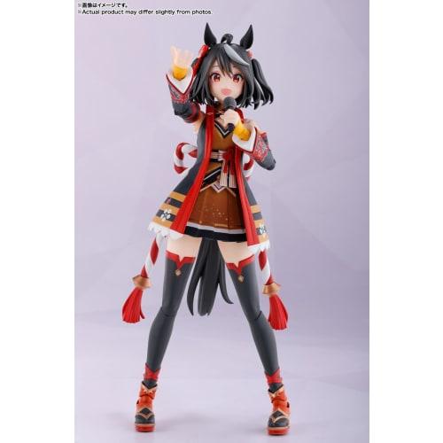 TAMASHII NATIONS S.H.Figuarts Uma Musume Pretty Derby Kitasan Black, Approximately 140mm, PVC & ABS Painted Action Figure