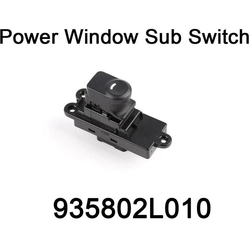 5X Car Right Rear Door Side Window Lift Electric Power Control Switch Button For Hyundai I30 I30cw I30 2008-2011-A99D