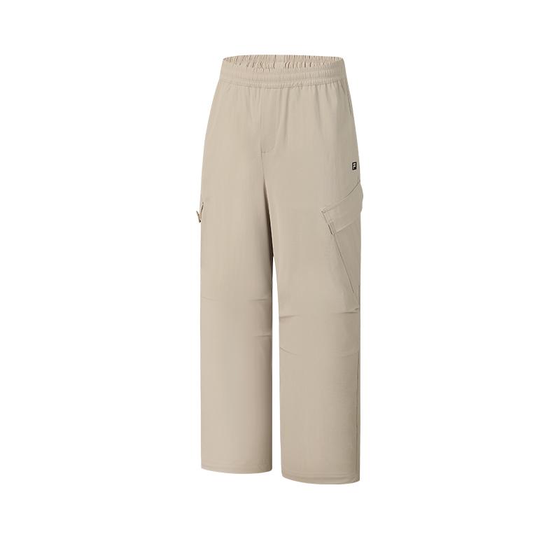 

FILA Fitness Classic Comfortable Loose Woven Casual Pants Men bottoms A51M621802F-DK 2XL