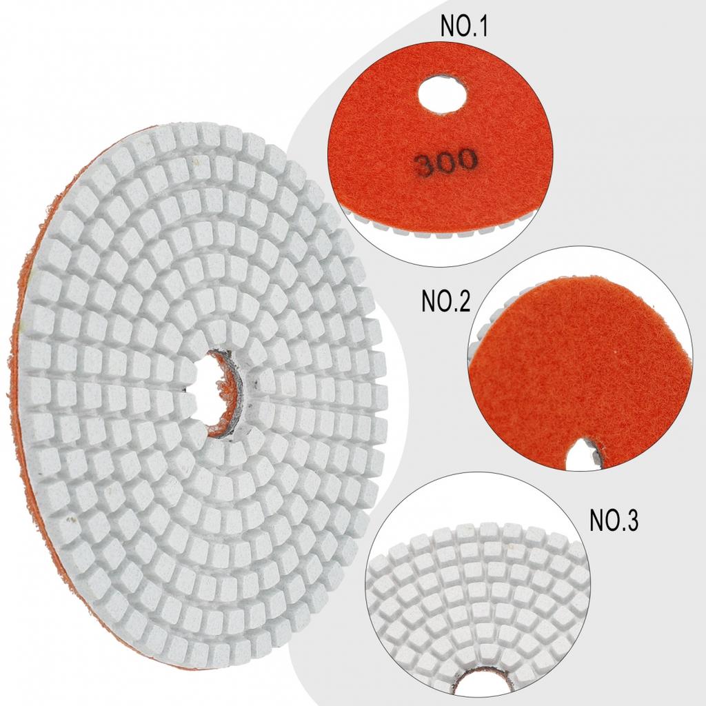 Polishing Pad 4inch 50/150/300/500/1000/2000 Grits