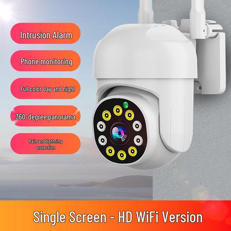 360° Smart WiFi Indoor Wireless Camera with Remote Mobile Monitor and HD Vision
