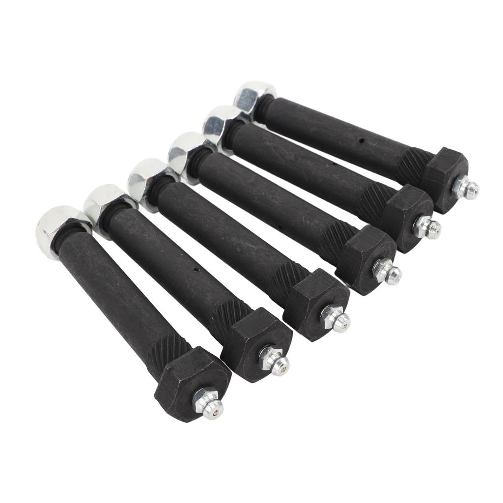 6pcs Spring Shackle Bolts Lock Nut 9 16 X 3in Trailer Axle Greaseable Spring Bolts for Most Trailer Axles