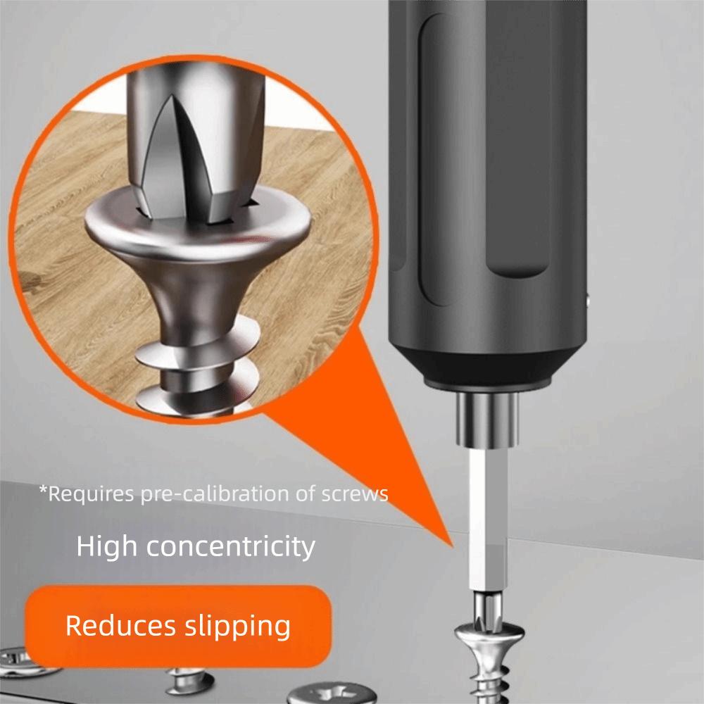 Lithium Battery Cordless Electric Screwdriver USB Rechargeable Power Drill Home Repair Tools