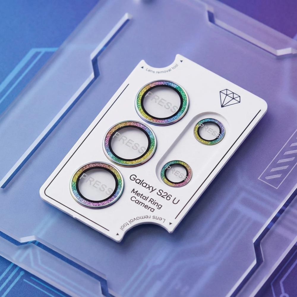 

Glitter Bling Rear Camera Protector for Samsung Galaxy S26 Ultra/ Pro/ Edge S25/ S24/ S23 Ultra Plus Anti-scratch Full Cover Lens Tempered Glass Film Galaxy S23 Ultra різнокольоровий