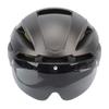 Cycling Helmet MIPS Technology Bike Helmet with LED Light Goggles for Mountain Road Bike Ti Color