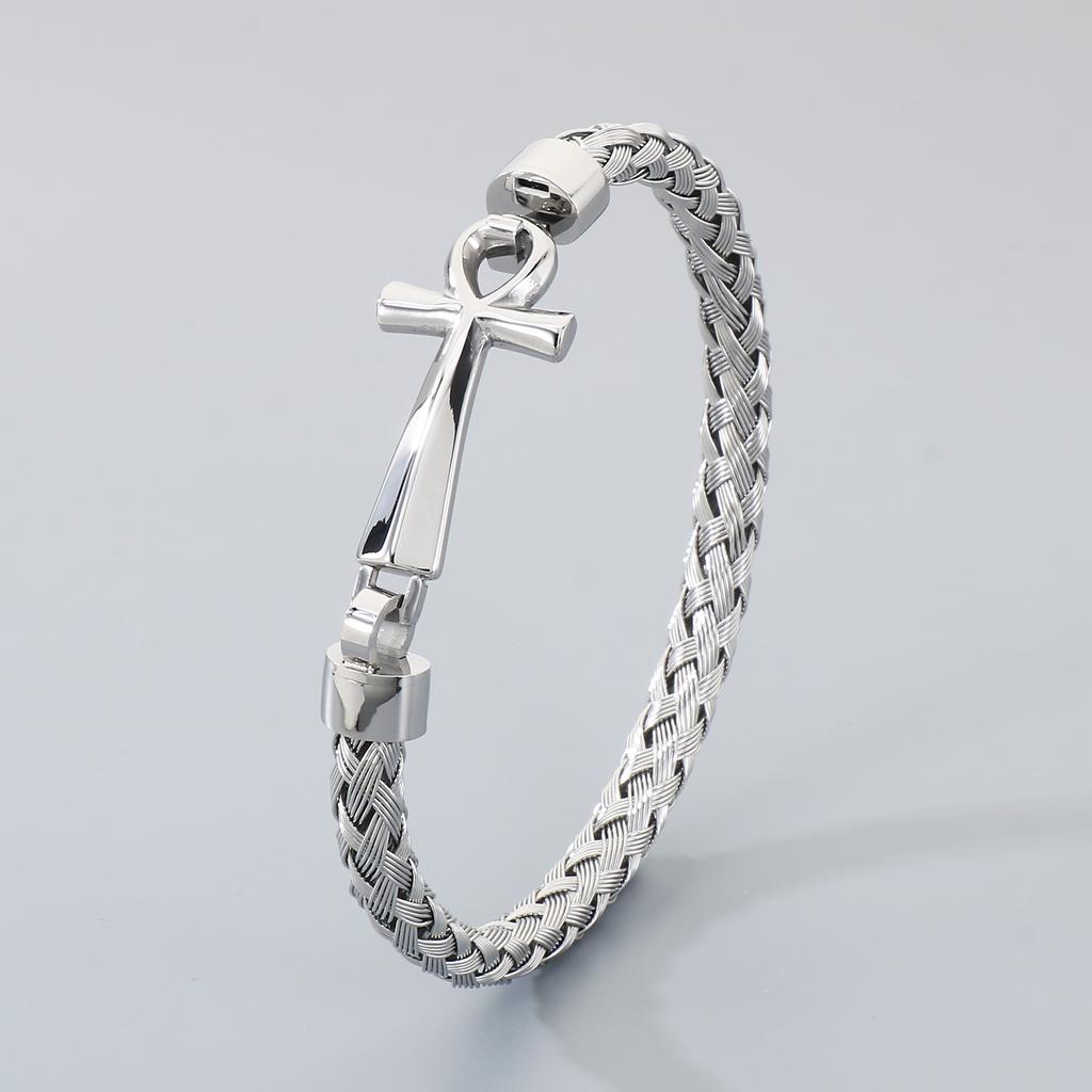 Innovatives quervernetztes gewebtes Armband Street Rap Sänger Accessoires Herrenarmband Modeschmuck Bankettgeschenke